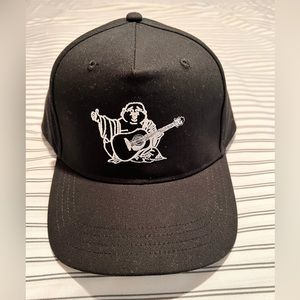 True Religion, Black Buddha Snapback W EMB Unisex Cap, Style TR2366
